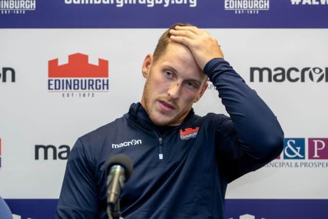 Edinburgh's Mark Bennett injured his hamstring in the defeat against Ulster. Picture: SNS