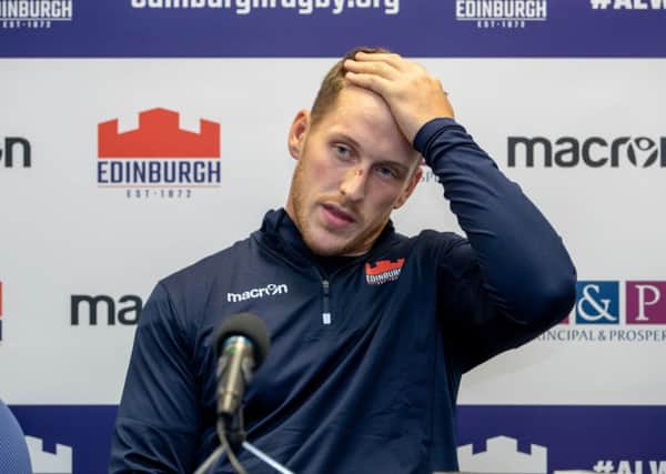 Edinburgh's Mark Bennett injured his hamstring in the defeat against Ulster. Picture: SNS