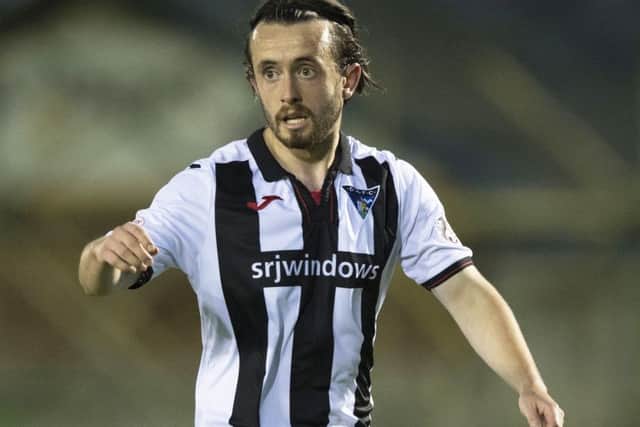 Aidan Connolly in action for Dunfermline. Pic: SNS