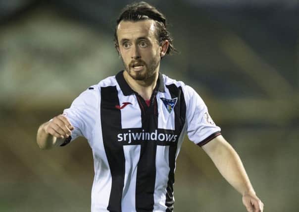 Aidan Connolly in action for Dunfermline. Pic: SNS