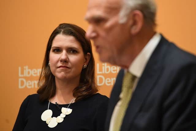 Lib Dem deputy leader Jo Swinson with leader Sir Vince Cable. Picture: Getty Images