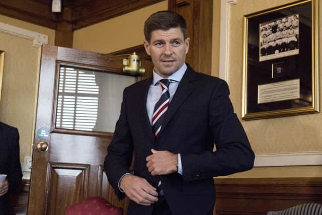 Rangers manager Steven Gerrard has officials 'running scared'. Picture: SNS