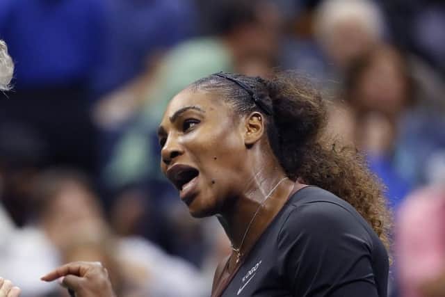 Serena Williams at the US Open. (AP Photo/Adam Hunger)