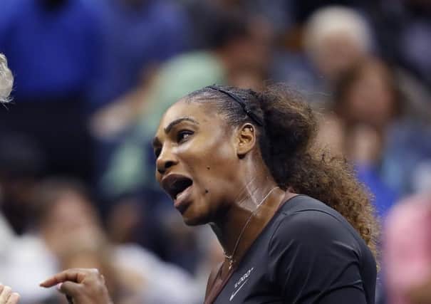 Serena Williams at the US Open.  (AP Photo/Adam Hunger)