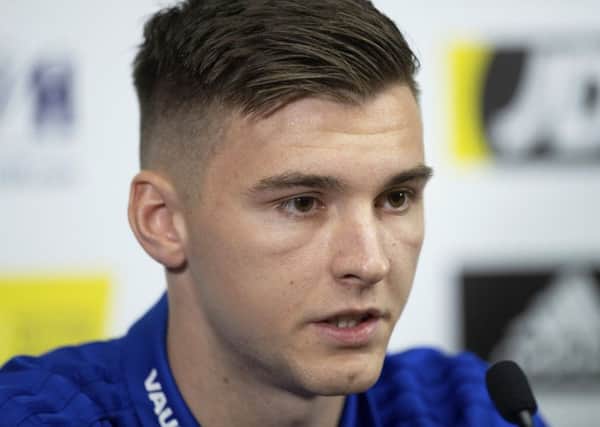 Kieran Tierney  has been pushed into a central defensive role so that Andrew Robertso can play left back. Picture: SNS.
