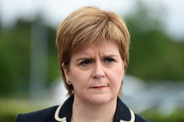 First Minister Nicola Sturgeon. Picture: John Devlin