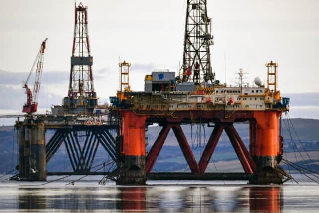 The North Sea remains a key part of Scotlands economy, but just four exploration wells were started in the first eight months of the year. Picture: Getty