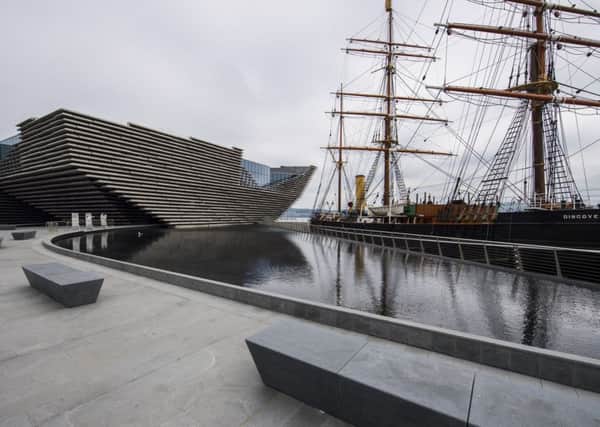 Dundees ambitious plans to stage a Creative Cities World Festival  in 2022 is aimed at building on the momentum from the opening of its new V&A museum Picture:  JOHN DEVLIN