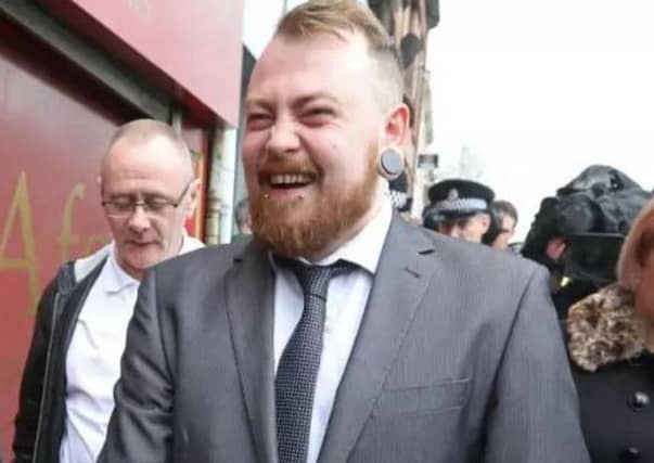 Mark Meechan was fined after filming a pet dog giving a Nazi salute. Picture: Centre Press