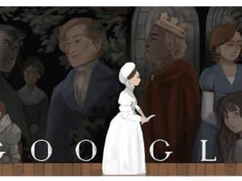 Today's Google Doodle celebrates Joanna Baillie's Play of Passions (Photo: Google)