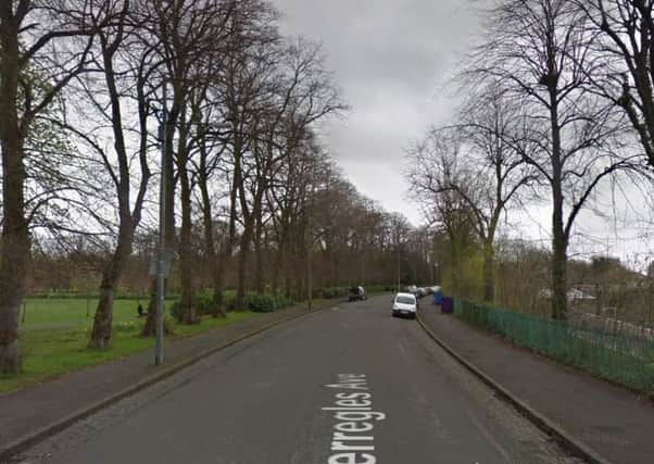 The boy was walking along Terregles Avenue in Pollokshields when a man on a mountain bike demanded his phone. Picture: Google Street View