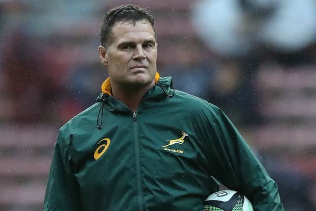 Rassie Erasmus, the South Africa head coach. Picture: David Rogers/Getty Images