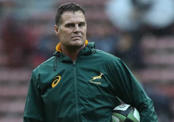 Rassie Erasmus, the South Africa head coach. Picture: David Rogers/Getty Images