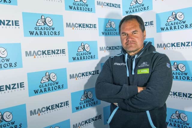 Glasgow Warriors head coach Dave Rennie. Picture: