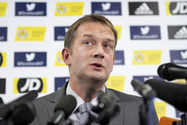 Scottish FA chief executive Ian Maxwell. Picture: SNS