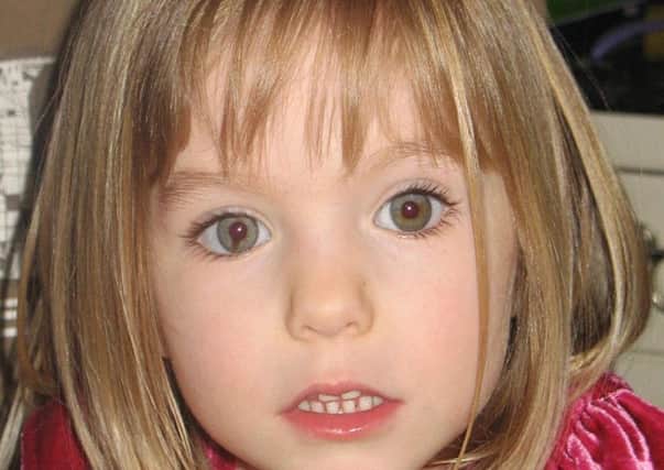 Madeleine McCann was three when she was last seen on holiday with her parents in Portugal in May 2007. Picture: PA Wire