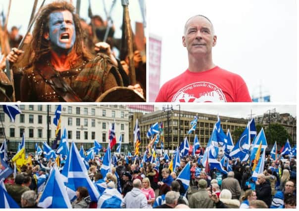 The screening of Braveheart at Tommy Sheridan's Hope over Fear rally has proved contraversial. Pictures: TSPL