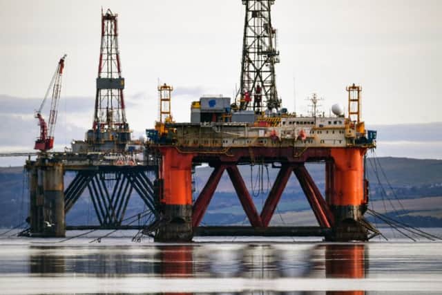The sales value of oil and gas produced in Scottish waters has risen by almost a fifth in the past year. Picture: Getty Images