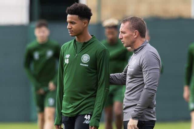 Brendan Rodgers has spoken highly of Armstrong Okoflex. Picture: SNS/Craig Williamson