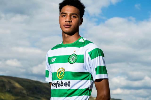 Celtic's Armstrong Okoflex was signed from Arsenal. Picture: SNS/Ross Parker