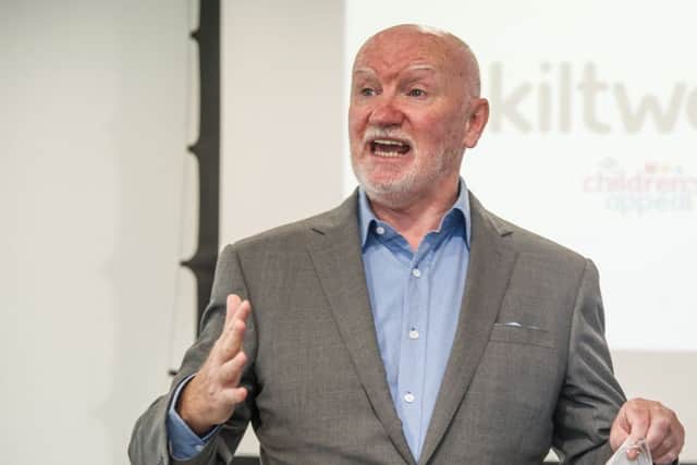 Sir Tom Hunter equalled Haughey's contribution. Picture: John Devlin