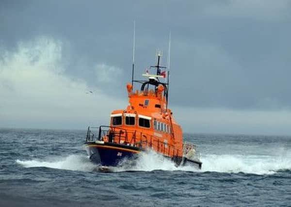 Stock image of a RNLI lifeboat. South Queensferry leapt into action to save swimmers on Saturday. Picture: TSPL