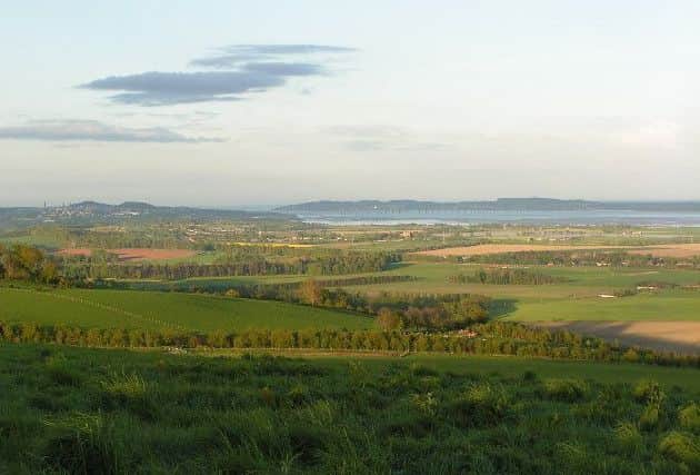 View from the abandoned site of the village over the Carse of Gowrie to the River Tay. PIC: www.geograph.org.uk