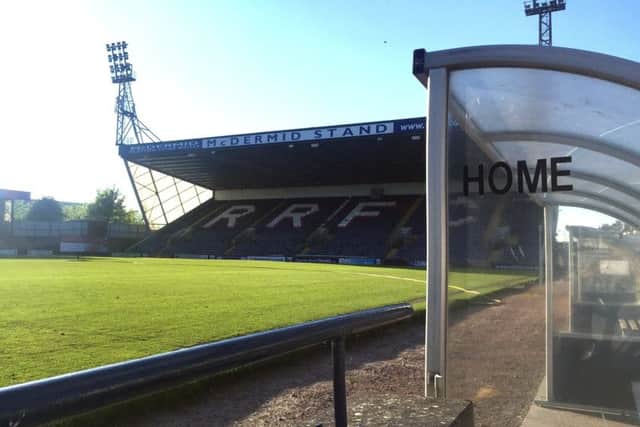 Stark's Park, home of Raith Rovers.