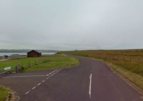 The incident took place at Lamb Holm Airfield in Orkney. Picture: Google Maps