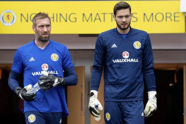 Allan McGregor, left, and Craig Gordon played a game each in the recent double header. Picture: Craig Williamson/SNS