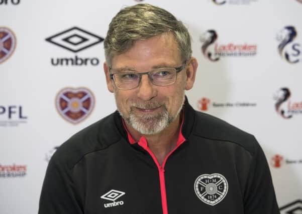 Hearts manager Craig Levein speaks to the press ahead of the game against Motherwell. Picture: Paul Devlin/SNS