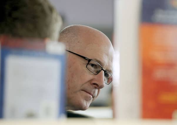 John Swinney has been sent a letter spelling out the impact of his business rates increase. Picture: Michael Gillen