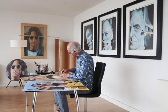 Bob Harpers paintings can be found displayed in the US, Australia, the Middle East and Europe. Picture: Contributed