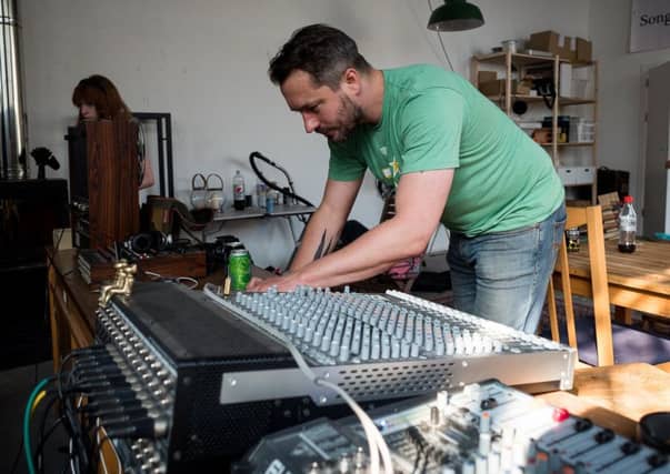 Matthew Young at work PIC: Andy Catlin