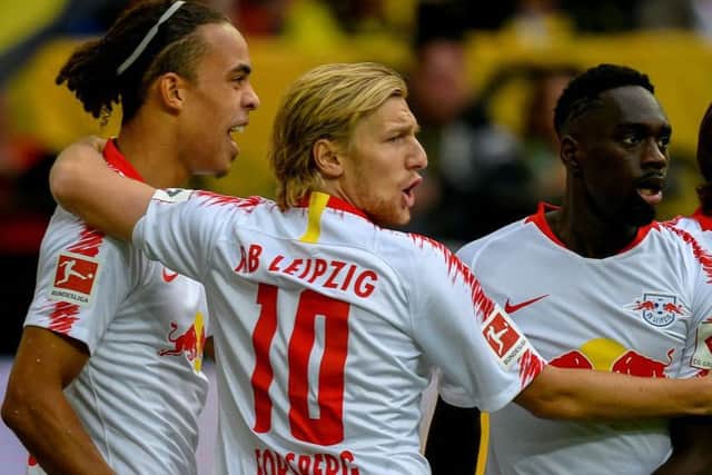 RB Leipzig players have to undertake unusual punishments. Picture: SASCHA SCHUERMANN/AFP/Getty