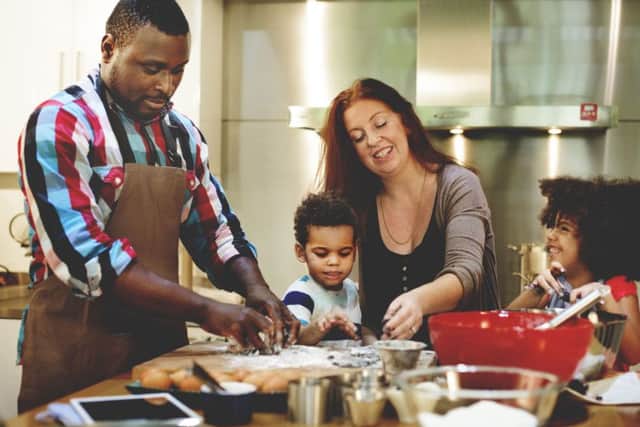 Scan the cupboards before you go shopping, and if you have a meal plan set out for the week then you already know what ingredients you're going to need.