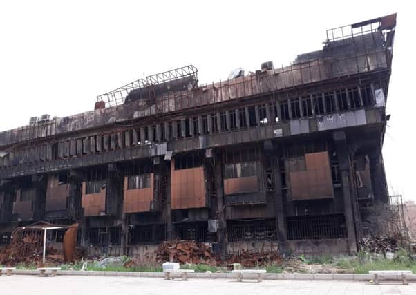 Mosul University Library, once one of the largest in the Middle East and North Africa,  was destroyed by ISIS