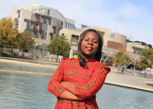 Karen Chinkwita Kumakanga, Executive Director of Jubilee Enterprise who is visiting Scotland from Malawi