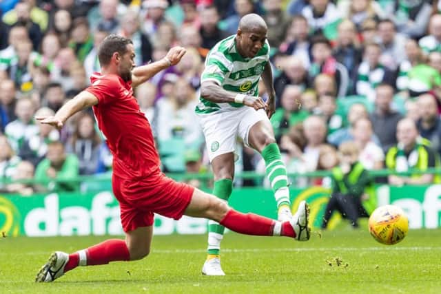 Ashley Young scored in the 3-3 draw at Parkhead - now Celtic fans want the club to sign him. Picture: SNS Group