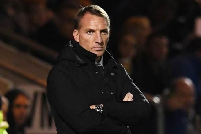 Celtic manager Brendan Rodgers. Pic: SNS