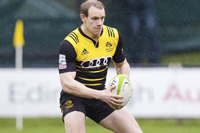 Fraser Thomson in action for Melrose. Pic: SNS/SRU