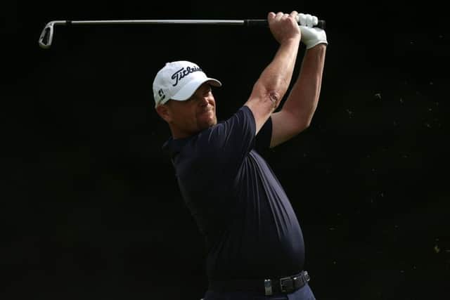 David Drysdale came home in three-under to keep his title bid alive in the KLM Open at The Dutch. Picture: Getty Images