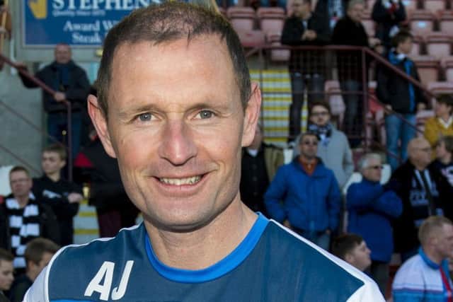 Dunfermline manager Allan Johnston. Pic: SNS