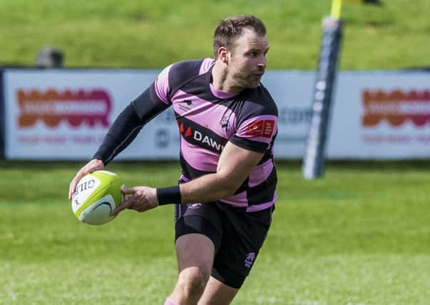 Frazier Climo in action for Ayr. Pic: SNS/SRU