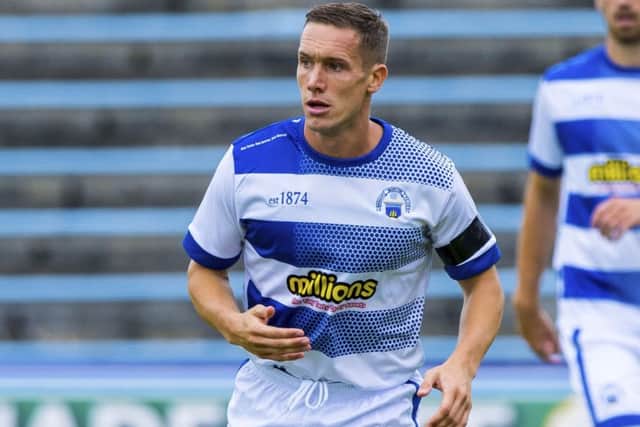 Michael Tidser in action for Morton. Pic: SNS