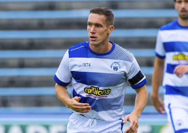 Michael Tidser in action for Morton. Pic: SNS
