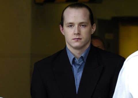 Luke Mitchell at an appeal at the High Court in Edinburgh in 2008.