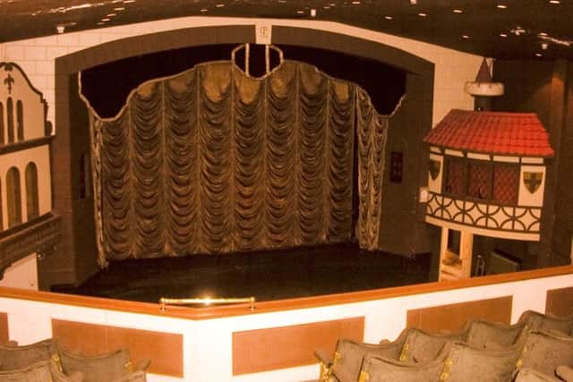 The interior of the picture house before the renovation. PIC: Contributed.
