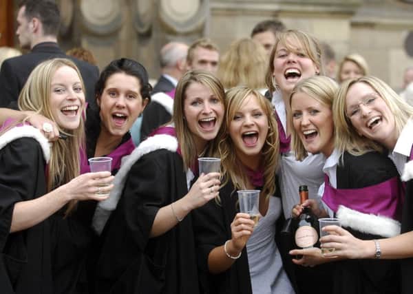 One in 10 Scots said they believe a university education is no longer financially viable. 
Picture: Jane Barlow