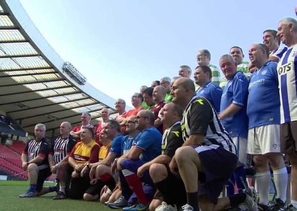 The Football Fans in Training (FFIT) initiative was first piloted eight years ago in a link-up between the SPFL Trust, the University of Glasgow and 13 professional clubs, with the goal of training men to help them achieve significant weight loss. Picture: Youtube